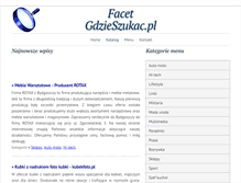 Tablet Screenshot of facet.gdzieszukac.pl