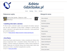 Tablet Screenshot of kobieta.gdzieszukac.pl